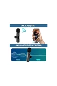 Daytona K9/t2 Type-c Wireless (kablosuz Mikrofon) Tak Çalıştır Android Telefon Çiftli Yaka Mikrofonu - 3