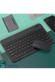 Daytona Mk-4 Kablosuz Ergonomik Apple Manyetik Tablet Kılıf Uyumlu Klavye Mouse Kiti(TürkçeQ Klavye) - 2