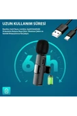 Daytona K9t / Type-c Telefon Için Yaka Mikrofonu Kablosuz (GİRİŞ:USB TİP-C ALICI - ÇIKIŞ:1'MİKROFON) - 5