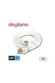 Daytona Cat7 Gigabit Flat Ethernet Rj45 Modem 10gbps 600mhz Internet Kablosu (1 METRE) A4256 - 1