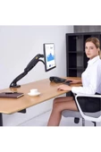 North Bayou Nb F80 17-30 Lcd Led Monitör Tutucu Kol Amortisörlü Vesa Monitör Standı - 5
