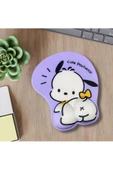 Daytona Desenli Ergonomik Desenli Mouse Pad Mor - Köpek Desenli - 3