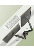 Daytona Nb F160 17-27" Çift Kol 2-9 Kg Amortisörlü Monitör Standı Yeni Versiyon - 4