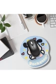 Daytona Desenli Ergonomik Desenli Mouse Pad Mavi - Pochacco - 4