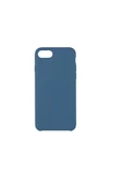 Daytona Apple 7/8 Uyumlu Silikon Ultra Slim Mikrofiber Astarlı Telefon Kılıfı-ocean Blue/okyanus Mavi - 1