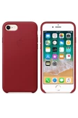 Daytona Apple Iphone 7/8 Telefon Uyumlu Ultra Slim Mikrofiber Deri Kılıf - Kırmızı - 2