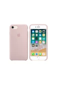 Daytona Apple 7/8 Uyumlu Silikon Ultra Slim Mikrofiber Astarlı Telefon Kılıfı-pink/pembe - 2
