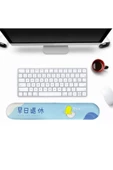 Daytona Desenli Ergonomik Desenli Mouse Pad Ve Bilek Desteği Set - Mavi-civciv - 3