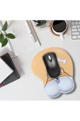 Daytona Desenli Ergonomik Desenli Mouse Pad - Turuncu - Corgi - 4