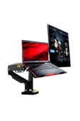 Daytona North Bayou Nb F160l Amortisörlü 17"-27" Monitör Tutucu Ve 10"-17" Laptop Standı 2023 Yeni Tasarım - 1