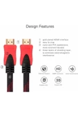 Daytona A4240 4K HDMI Kablosu 1.4b Ethernet Destekli 3D HDMI Görüntü Kablosu (3 Metre) - 5
