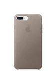 Daytona Apple Iphone 7/8 Plus Telefon Uyumlu Ultra Slim Mikrofiber Deri Kılıf - Füme - 1