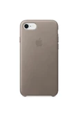 Daytona Apple Iphone 7/8 Telefon Uyumlu Ultra Slim Mikrofiber Deri Kılıf - Gri - 1