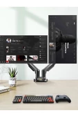 Daytona Nb F160 17-27" Çift Kol 2-9 Kg Amortisörlü Monitör Standı Yeni Versiyon - 1