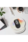 Daytona Desenli Ergonomik Desenli Mouse Pad Krem - Kedi Ejderha Desenli - 4