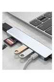 Daytona Cf08 Macbook Uyumlu Type-c To 4k 1080p Uhd Hdmı Type-c Pd Şarj 2x Usb3 Çevirici Hub Adaptör - 2