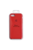 Daytona Apple 7/8 Uyumlu Silikon Ultra Slim Mikrofiber Astarlı Telefon Kılıfı-red/açık Kırmızı - 3