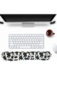 Daytona Desenli Ergonomik Desenli Mouse Pad Ve Bilek Desteği Set - Beyaz-dalmaçyalı - 3