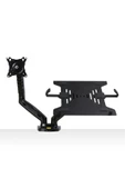 Daytona North Bayou Nb F160l Amortisörlü 17"-27" Monitör Tutucu Ve 10"-17" Laptop Standı 2023 Yeni Tasarım - 2