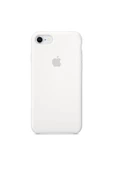Daytona Apple 7/8 Uyumlu Silikon Ultra Slim Mikrofiber Astarlı Telefon Kılıfı-white/beyaz - 1