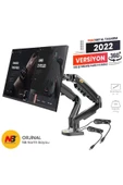 Daytona Nb F160 17-27" Çift Kol 2-9 Kg Amortisörlü Monitör Standı Yeni Versiyon - 2