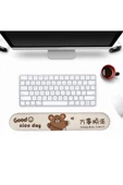 Daytona Desenli Ergonomik Desenli Mouse Pad Ve Bilek Desteği Set - Pembe-ayıcık - 3