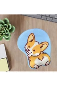 Daytona Desenli Ergonomik Desenli Mouse Pad Bej - Dalga Desenli - 3