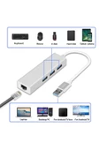 Daytona Fc06 3 Bağlantı Usb3.0 To 3usb3.0 10/100/1000 Mbps Ethernet Kablolu Çevirici - 2