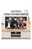 Daytona K-02 Type- Mini Display Adaptör Çevirici (4K GÖRÜNTÜ AKTARIM KABLOSU) - 4