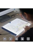Tikteck A4 Led Ultra Ince Animasyon, Çizgi Film, Portre, Dövme Grafik Çizim Tableti - 2