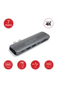 Daytona Fc03 Macbook Uyumlu 7in2 Type-c Hd 4k Card Reader & Hub - 1