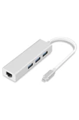 Daytona Fc05-g Type-c To 3 X 3.0 Usb Rj45 Gigabit 1000mbps Lan Ethernet Çevirici Macbook Uyumlu - 6