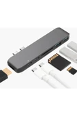 Daytona Macbook Uyumlu 7in1 Type-c Hd 4k Card Reader & Hub - 5