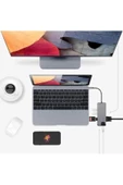 Daytona Fc09 Type-c To Hdmı Rj45 Type-c Sd Kart Usb 3.0 X 2 Vga Macbook Uyumlu 8in1 Çevirici Adaptör thumbnail 3
