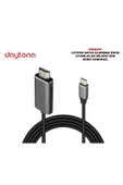 Daytona Ch-01 Type-C To 4K Ultra Full Hd Hdmı Usb-C Tak Çalıştır Görüntü Aktarım Kablosu-2M - 2