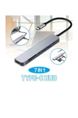Daytona Cf08 Macbook Uyumlu Type-c To 4k 1080p Uhd Hdmı Type-c Pd Şarj 2 Usb3 Çevirici Hub Adaptör - 3