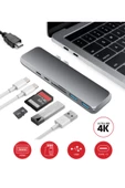 Daytona Macbook Fc03 Uyumlu 7in2 Type-c Hd 4k Card Reader & Hub - 1