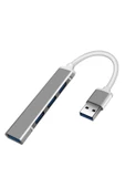 Daytona 809-aa Macbook Uyumlu Usb To 4XUsb 3.0 Splitter 5 Gbps Çevirici Hub Adaptör - 4