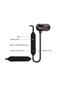 Woozik Woosıc Woosic M900 Manyetik Bluetooth 4.2 Kulakiçi Kulaklık - 2