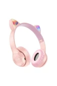 GNCTECH Kablosuz Bluetooth Kulaküstü Rgb Kedi Desenli Kulaklık P47M - 1