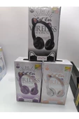Kablosuz Bluetooth Kedi Kulaklık 3'lü Set - 1