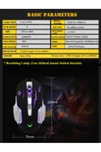 Daytona T60 2400 Dpı Rgb Işıklı Usb Profesyonel Kablolu Optik Oyuncu Mouse - 2