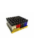 CLİPPER Reusable Taşlı Çakmak 48 Adet 4 Renk - 1