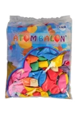ATOM BALON Normal Balon Karışık Renk 14/A 100'Lü - 1