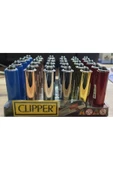 CLİPPER Metal Kılıflı Micro Çakmak Karışık Renkler 30 Adet - 1