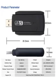 Dual Band Usb 3.0 Adaptör Kablosuz Wifi Alıcı AC1300 Mbps - Güncel Sürüm - 4