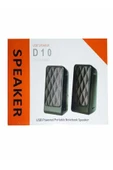 Kablolu 1+1 Bilgisayar Hoparlörü Laptop Pc Uyumlu Speaker Usb 2.0 3w X 2 - 3