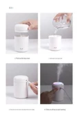 H2o 300 Ml Ulrasonik Hava Nemlendirici Ve Aroma Difüzörü H2o 4507 - 3