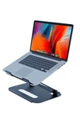 Basic 2 Çelik Dayanıklı Paslanmaz Çizilmez Ayarlanabilir Laptop Standı Yükseltici 15.6" inç'e Kadar - 1