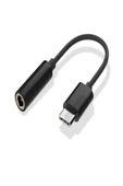 Type-C To Aux 3.5mm Kulaklık Çevirici Dönüştürücü Adaptör Usb-C Adaptör 1.kalite Siyah - 1